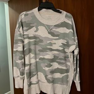 Aerie camo sweatshirt